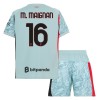 Camisola + Calções Guarda-Redes AC Milan M. Maignan 16 Criança 2025-26 Azul